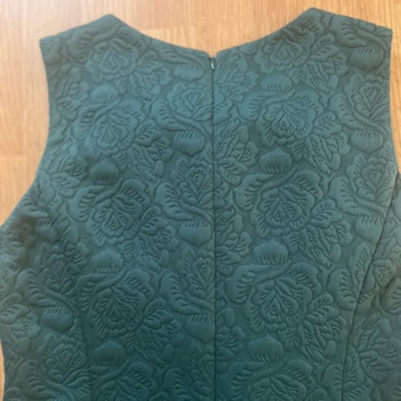Eliza J Patterned Sleeveless Dress Hunter Green 14 - Picture 6 of 6
